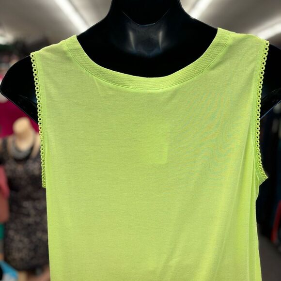 Tribal Ladies Lime green Tank Top - Picture 6 of 11